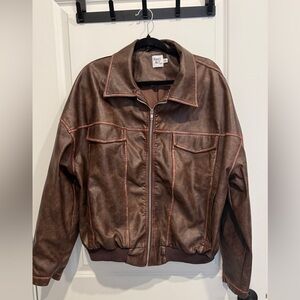 Princess Polly Brown Bomber Jacket